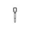 crutches line icon. Element of simple medicine icon for mobile concept and web apps. Thin line crutches icon can be used for web