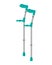 Crutches for people with injuries of the musculoskeletal system. Orthopedic crutches for leg fractures. A medical