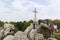 Cruz Alta cross at the Pena Park in Sintra