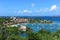 Cruz Bay, St. John, US Virgin Islands view from above