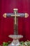 Cruz de la Parra, wooden cross erected by Columbus. Located in the cathedral of Baracoa, Cub