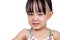 Crying Asian Chinese little girl