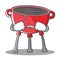 Crying Barbecue Grill Cartoon Character