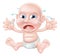 Crying cartoon baby