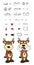 Crying Deer cartoon emotions set2