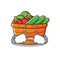 Crying fruit basket character cartoon