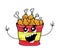 Crying internet meme illustration of Bucket of chicken