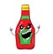 Crying internet meme illustration of ketchup sauce bottle