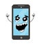 Crying internet meme illustration of smart phone