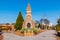 Crypt on crossroad on Oakland Cemetery, Atlanta, USA