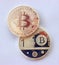Crypto currency bitcoin and one cent