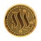 Crypto currency steem gold symbol