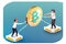 Crypto Exchange Illustration