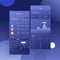 Cryptocurrencies trading, and exchange UI or UX concept for Mobile Apps.