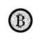 Cryptocurrency bitcoin future coin icon. The concept of virtual currency. vector illustration