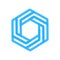 Cryptocurrency Blockchain Cube concept. Farm for mining. Digital market, finance and trading. Square building icon for web design,