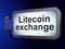 Cryptocurrency concept: Litecoin Exchange on billboard background