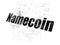 Cryptocurrency concept: Namecoin on Digital background