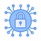 Cryptocurrency encryption vector design, ready to use icon