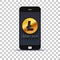 Cryptocurrency litecoin exchange application for mobile phone pasted on photo paper
