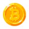 Cryptocurrency logo digital money Bitcoin blockchain finance symbol