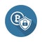 Cryptocurrency Security Icon.