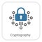 Cryptography Icon.