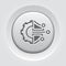 Cryptography Settings Button Icon.