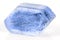 Crystal of blue mineral