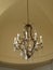 Crystal and candle chandelier