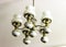 Crystal chandelier with beautiful design beautiful white