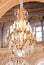 Crystal chandelier, luxury light equipment. Vintage