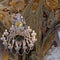 Crystal chandelier at the Oratorio di Santo Giuseppe or Oratory of St. Joseph