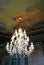 Crystal Chandelier at Palace of Royal Andalusian School in Jerez la Flontera