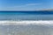 Crystal clear blue Mediterranean sea water on St.Croix Martigues beach, Provence, France