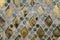 Crystal clear glass mosaic pattern