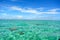 Crystal Clear Lagoon water in Bora Bora, French Polynesia