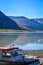 Crystal clear lake Ladtjojaure in swedish lapland