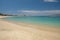 Crystal clear turquoise waters of Mikri Vigla beach