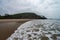 Crystal clear waters of Khawne beach, Sindhudurga, Maharashtra, India