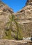 Crystal Cove California cliff waterfall