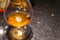 Crystal cup with Cognac