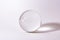 Crystal Glass Sphere Ball Transparent White Simple Object Background Light