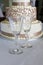 Crystal Goblets and Wedding Cake