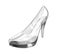 Crystal High Heel Isolated