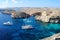 The Crystal Lagoon on Comino island