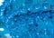 Crystal lamp background blue