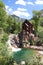 Crystal Mill sits in a remote mountain canyon