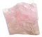 Crystal of pink Beryl Morganite gem stone