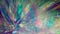 Crystal prism refracting light in vivid rainbow colors. Diamond neon metallic holographic background